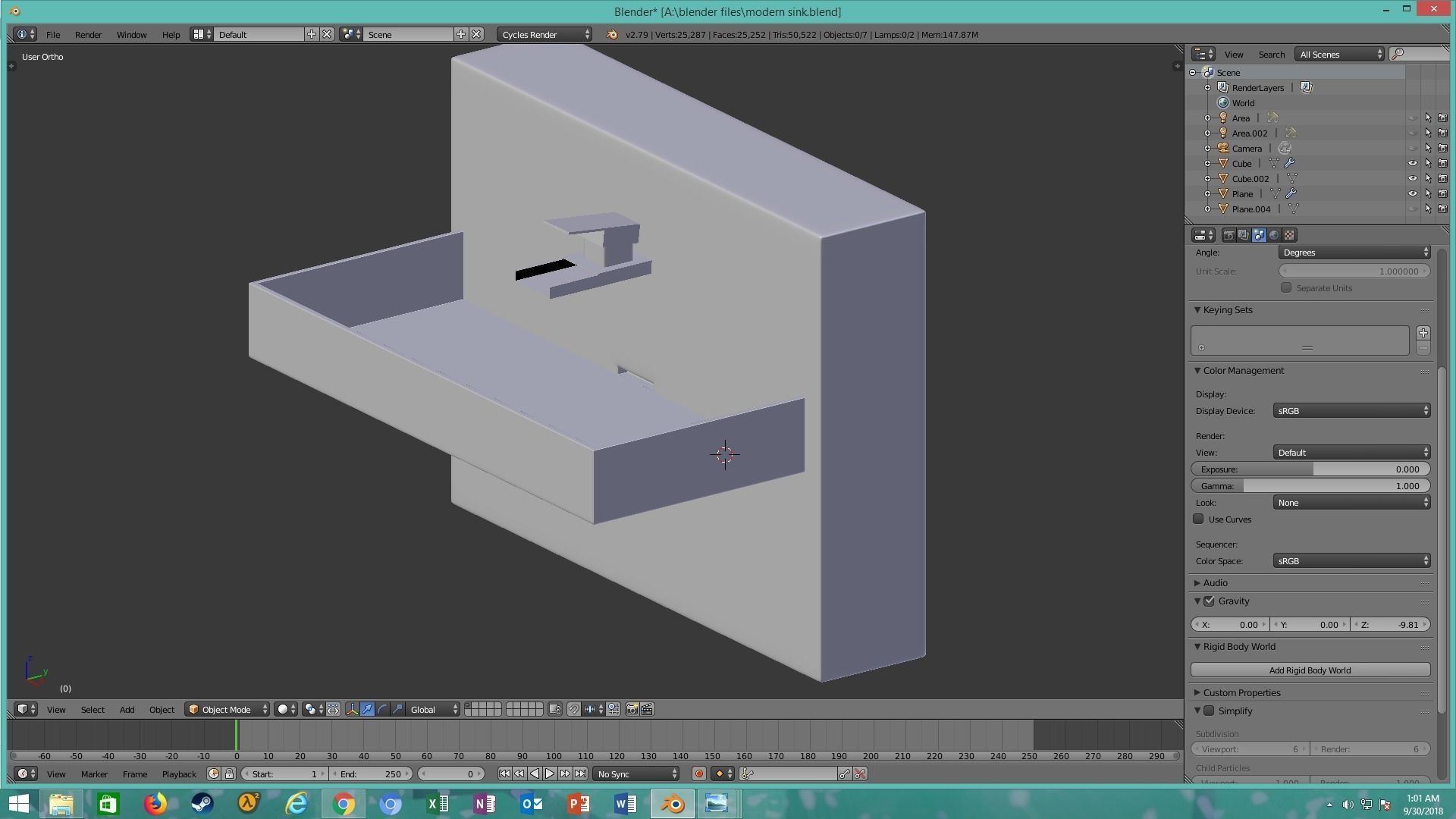 modern sink 3D model_16