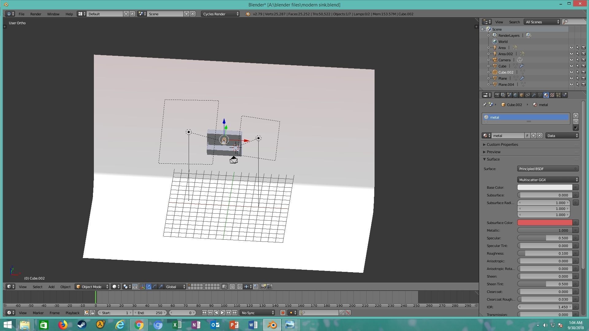 modern sink 3D model_33