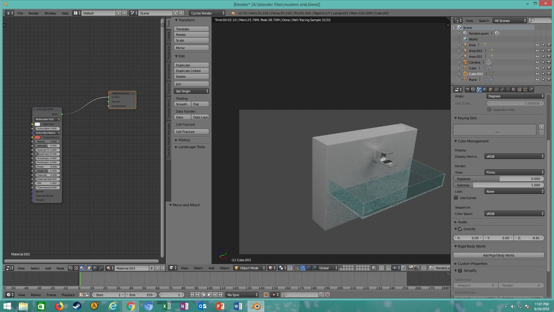 modern sink 3D model_11