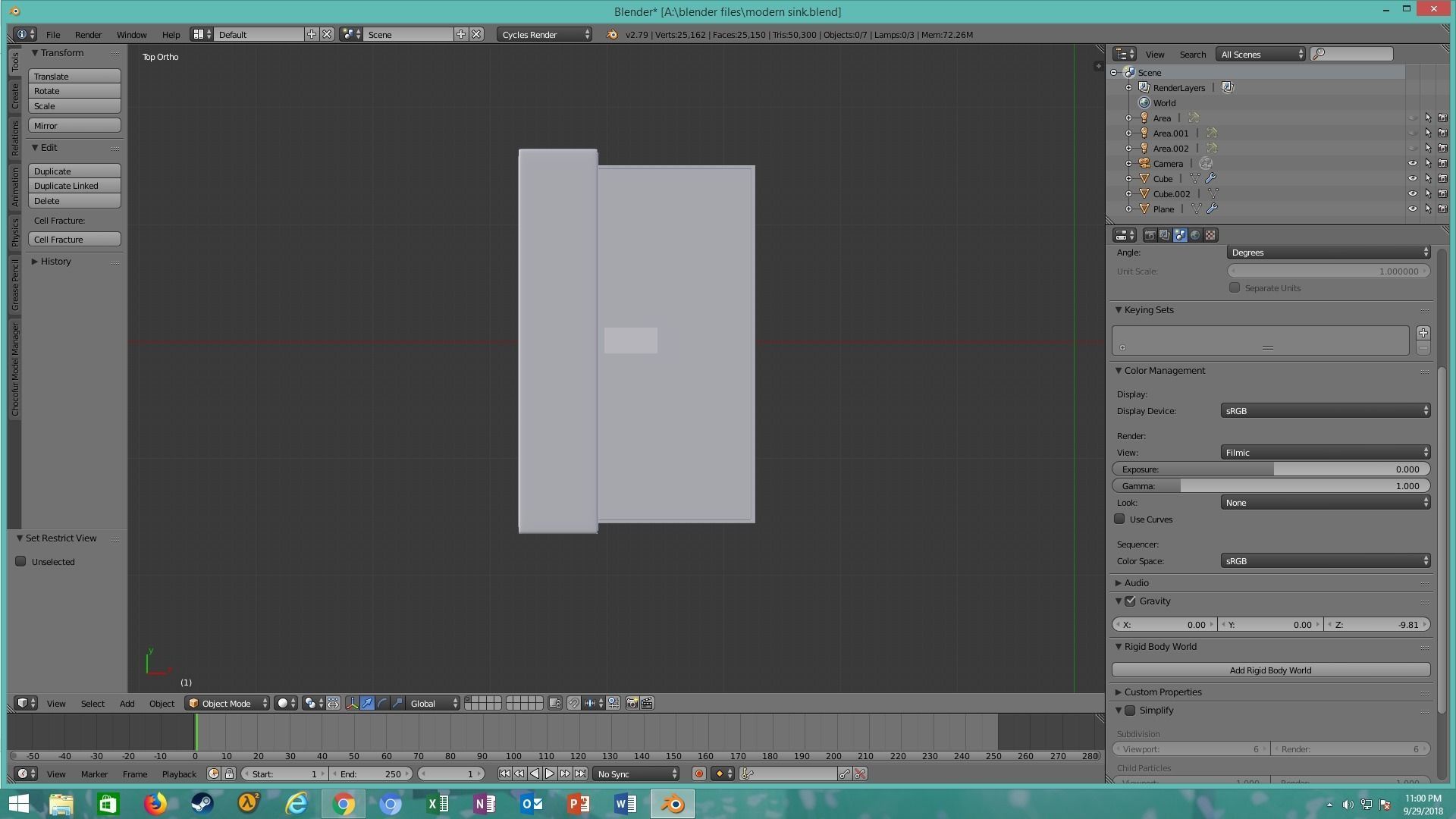modern sink 3D model_26