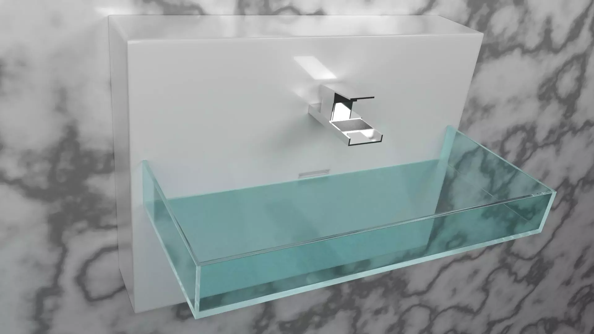 modern sink 3D model_0