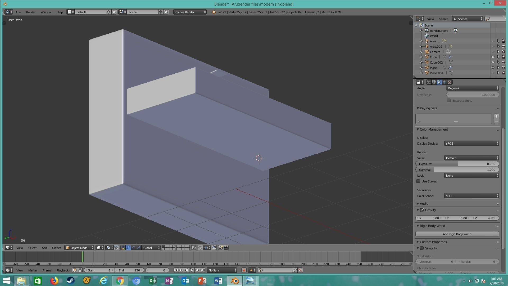 modern sink 3D model_17