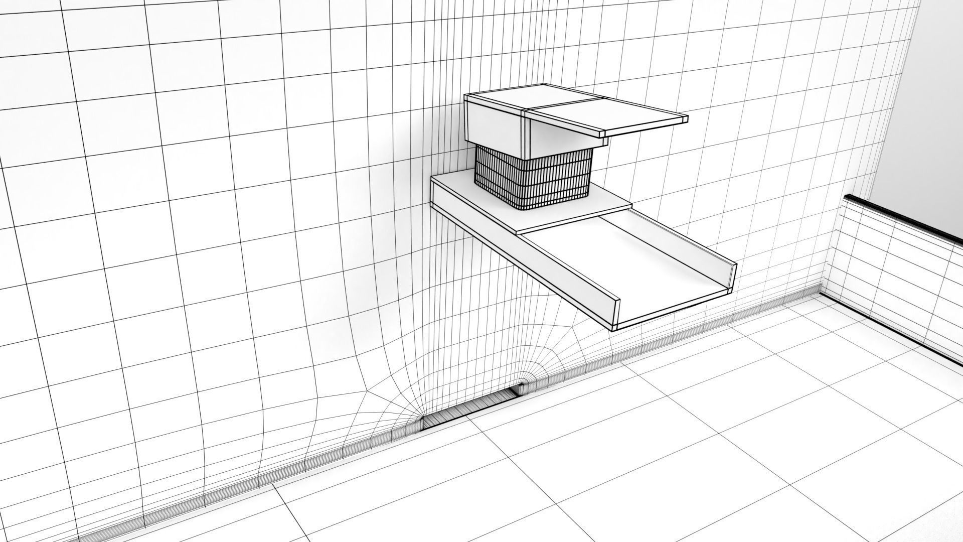 modern sink 3D model_8