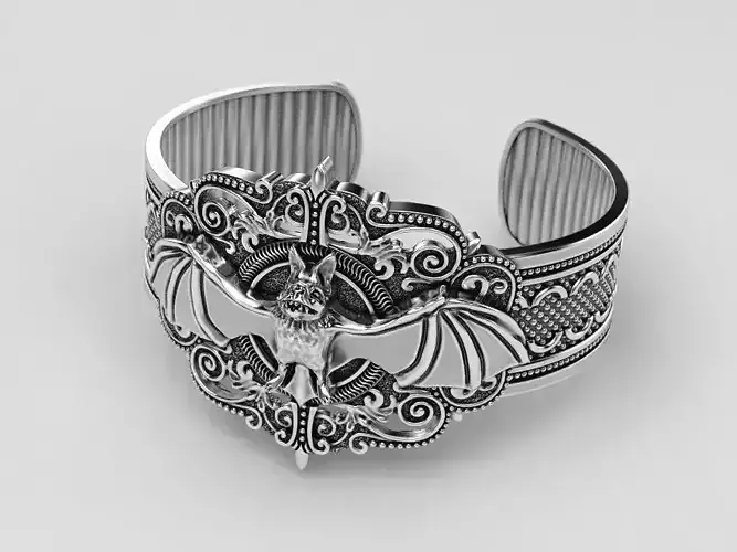 Bat Bracelet 3D print model