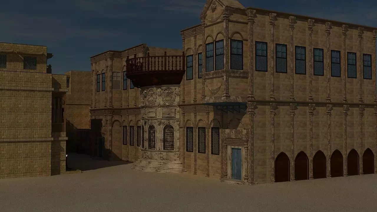 Al nohasia school 3D model_0