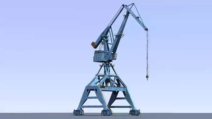 Crane Blue for shipyard cargo terminal or port