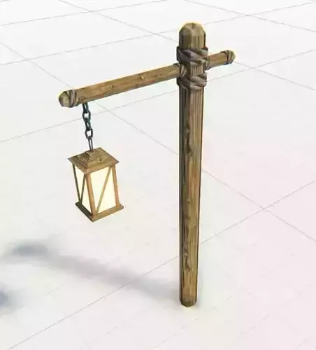 Medieval Lantern Game Ready