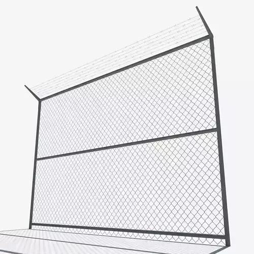 low poly Fence wall