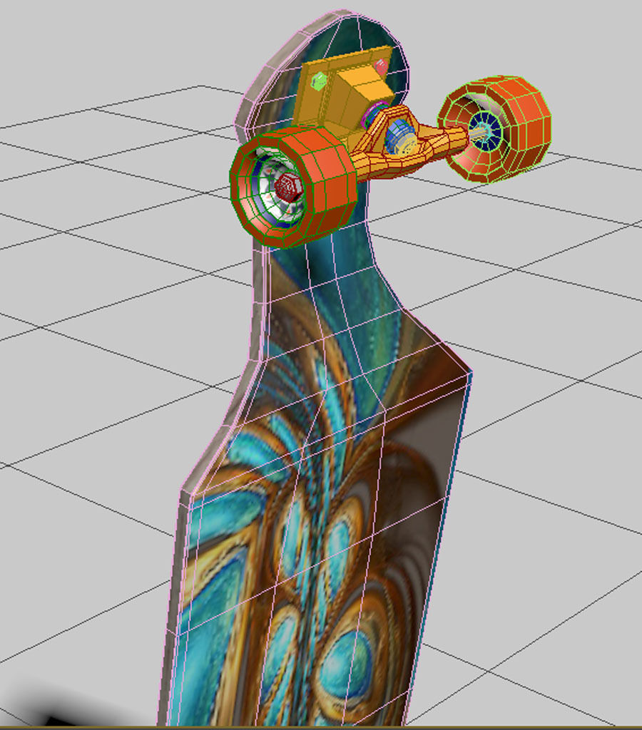 Skate Board 3D model_24
