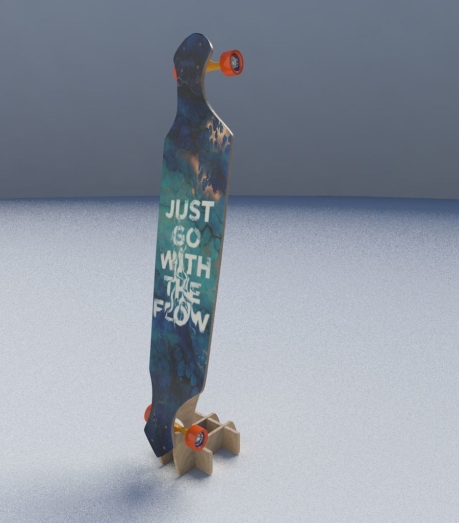 Skate Board 3D model_1