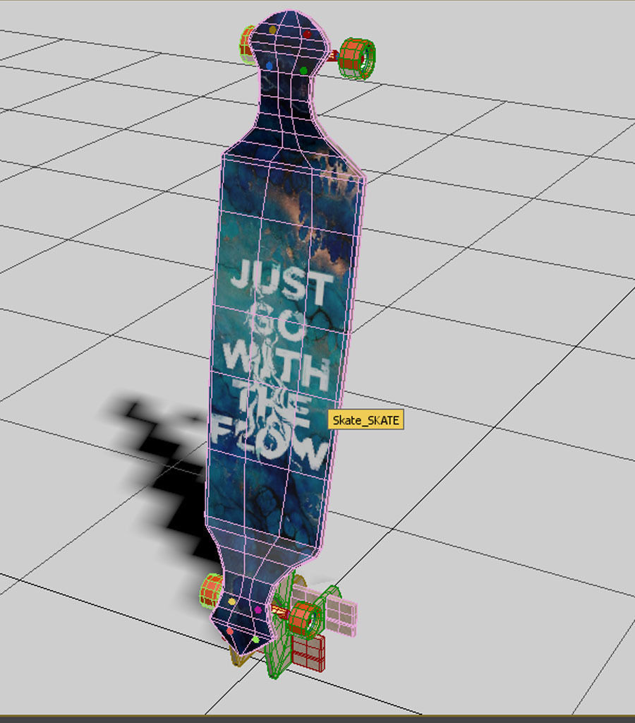 Skate Board 3D model_21