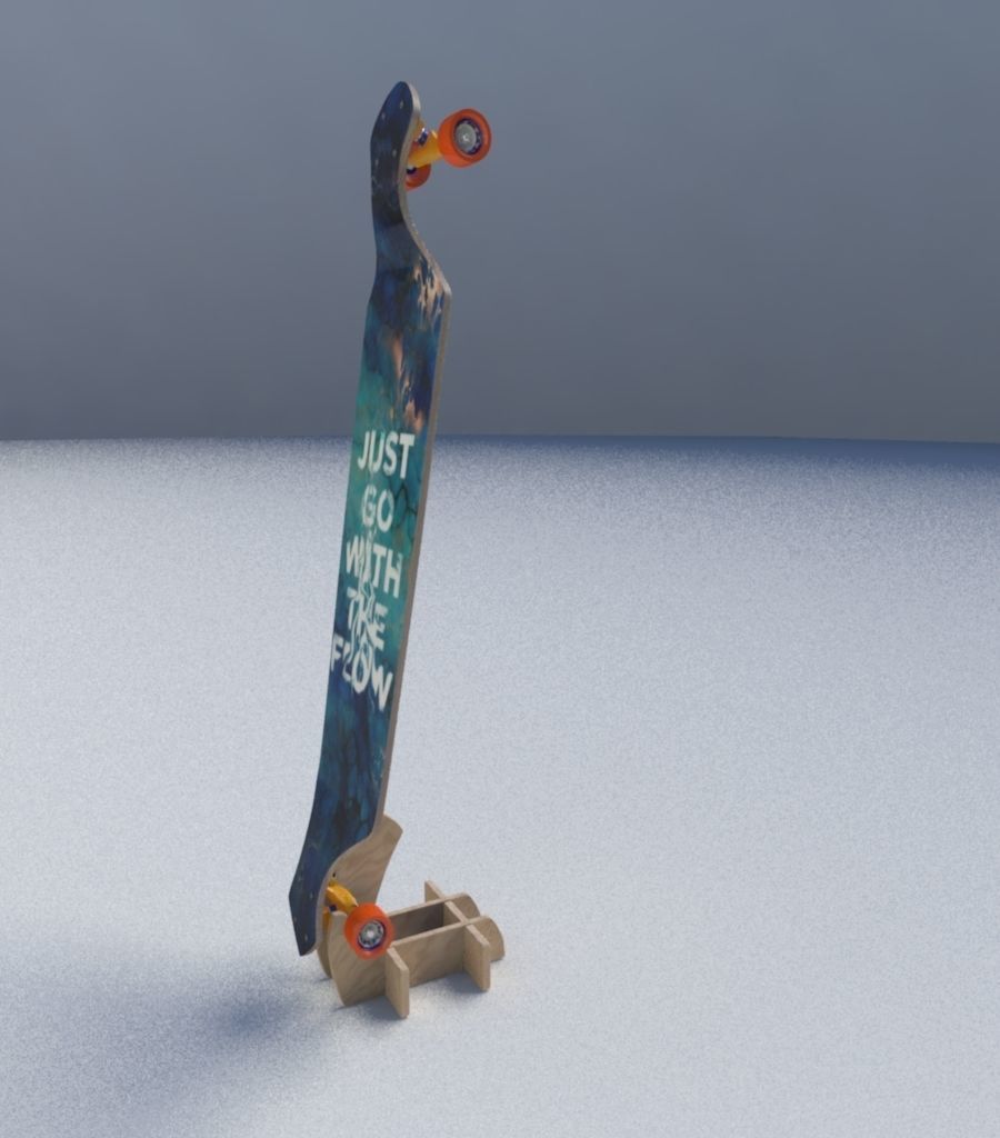 Skate Board 3D model_5