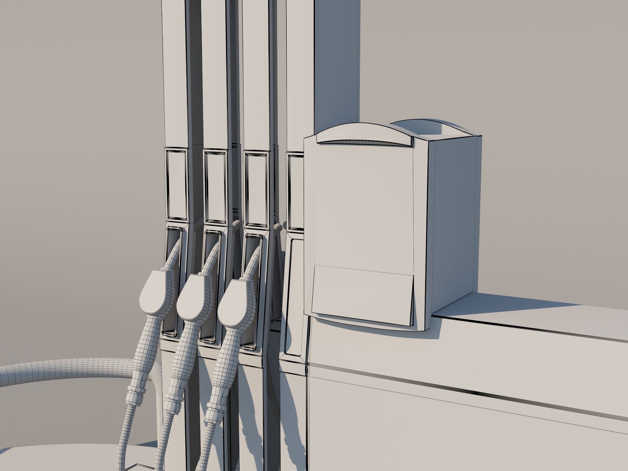 Fuel Dispenser 3D model_5