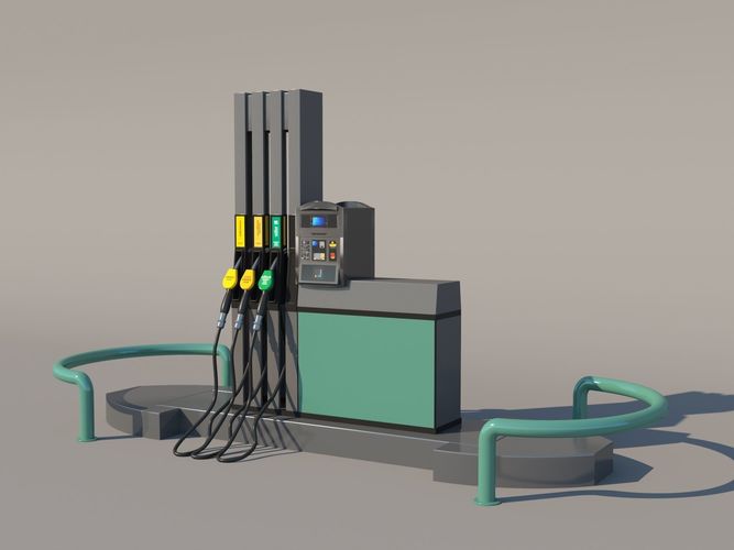 Fuel Dispenser 3D model