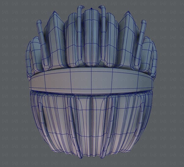 3D Hair style for boy V39 Low-poly 3D model_34