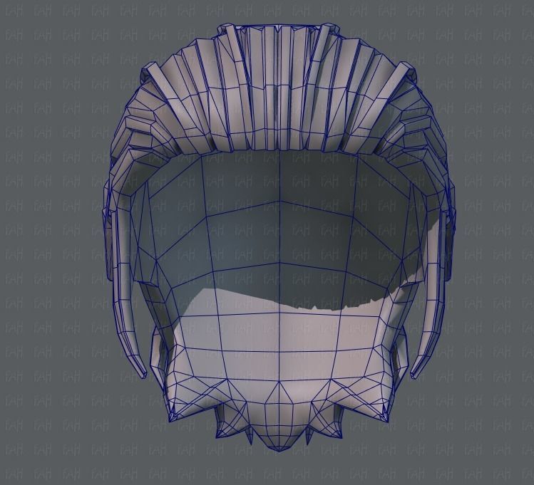 3D Hair style for boy V39 Low-poly 3D model_40