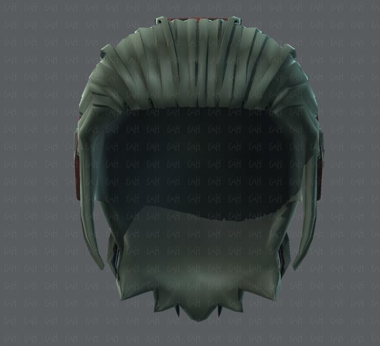 3D Hair style for boy V39 Low-poly 3D model_39