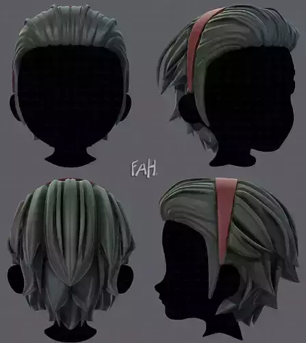 3D Hair style for boy V39