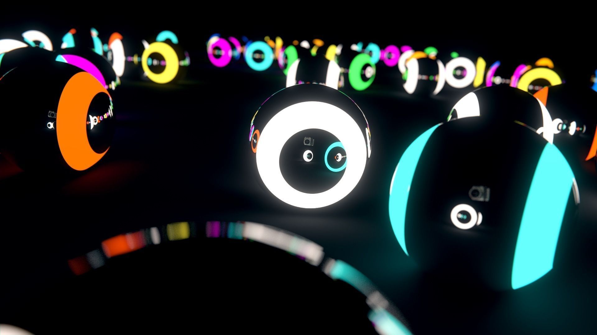 Light Spheres 3D model_0