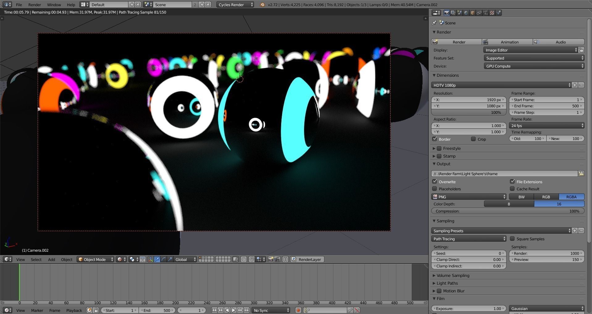 Light Spheres 3D model_4