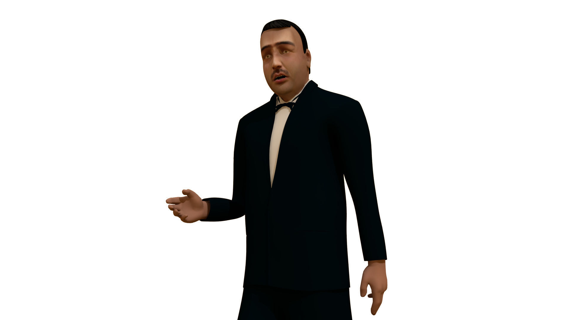 Asian Man 3D model_11
