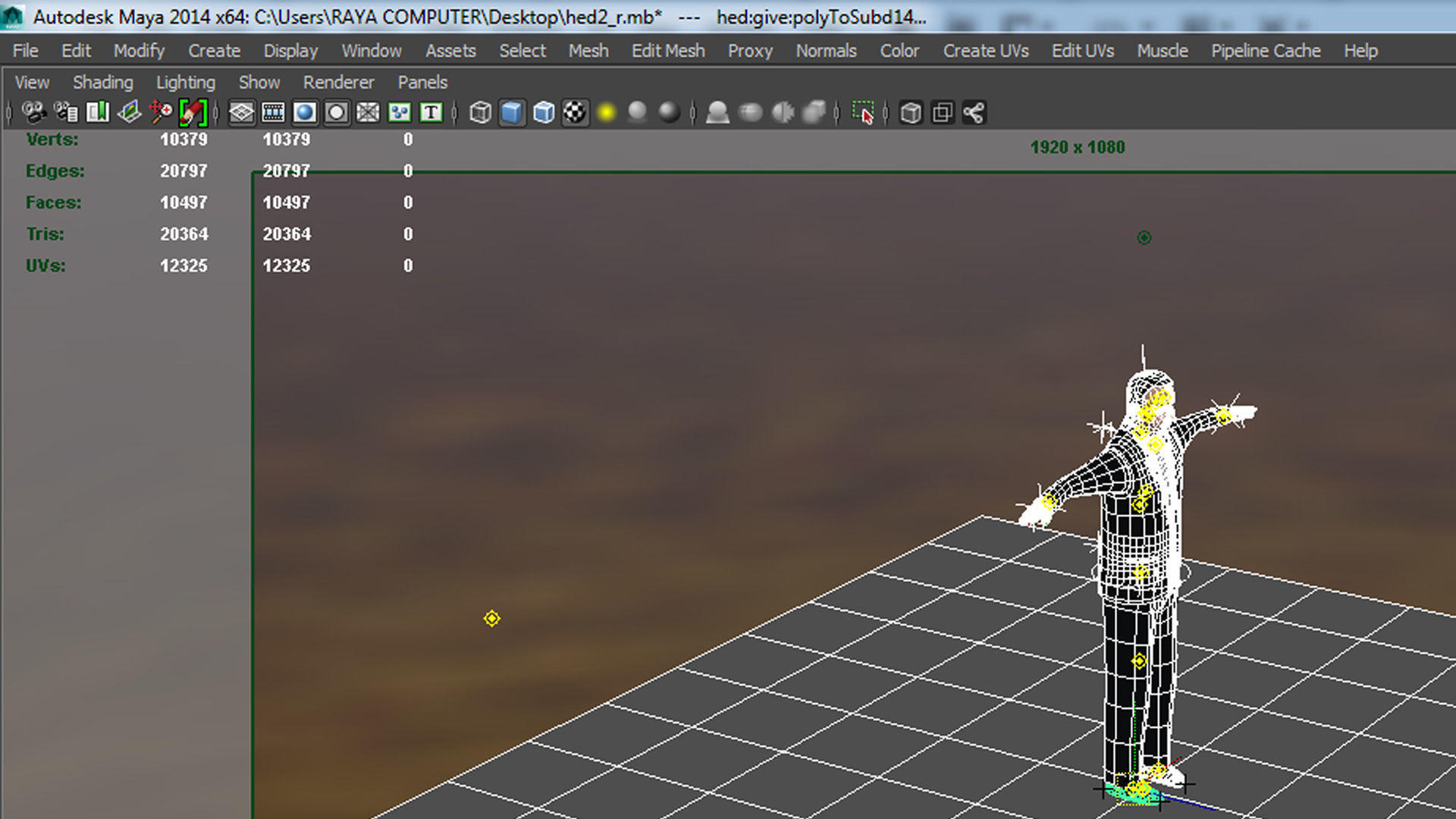 Asian Man 3D model_4