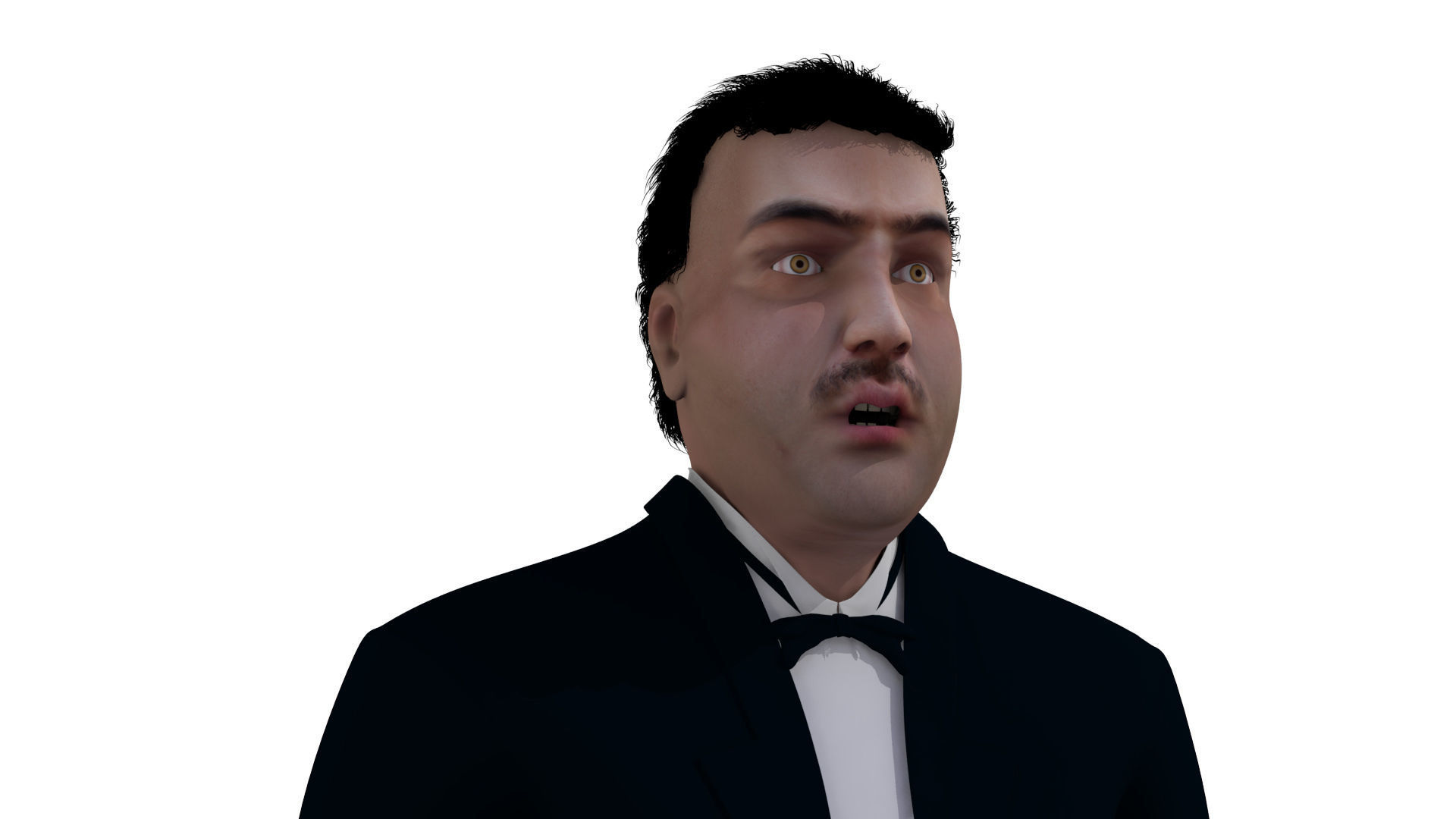 Asian Man 3D model_17