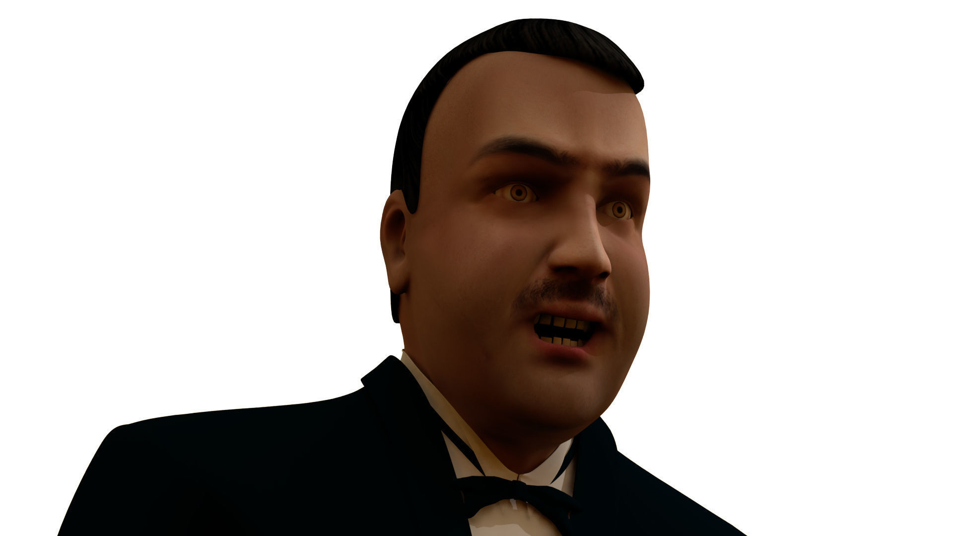 Asian Man 3D model_2