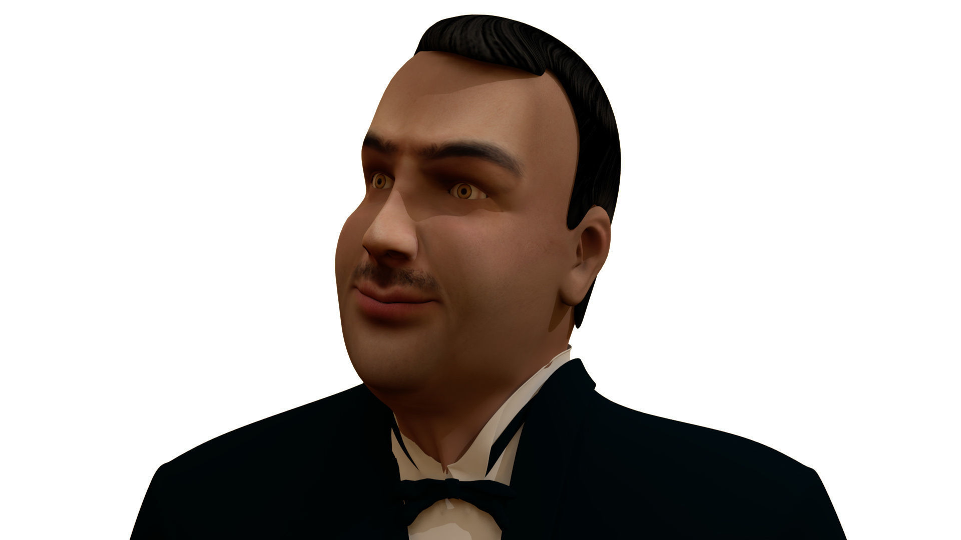 Asian Man 3D model_8
