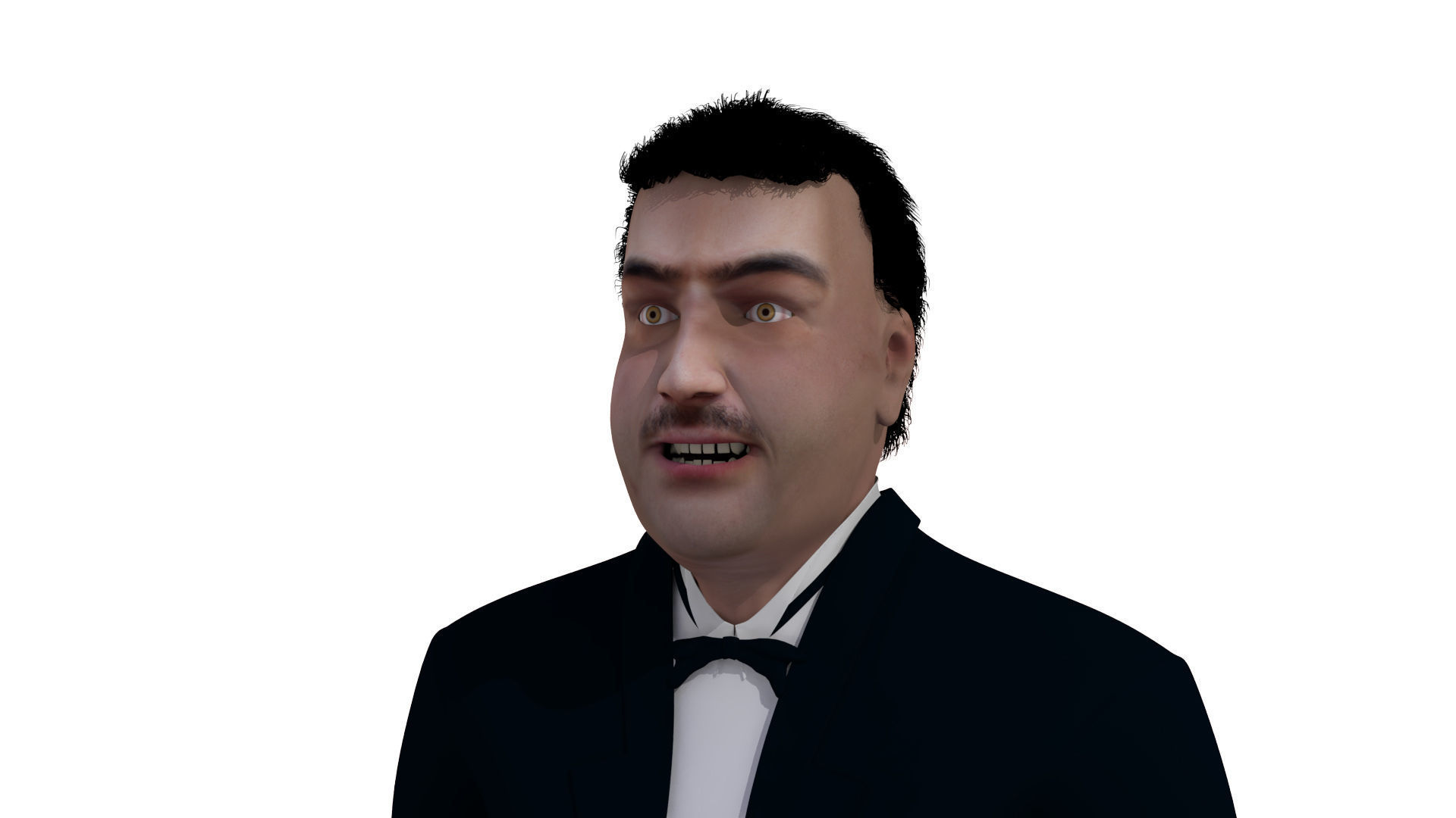 Asian Man 3D model_14