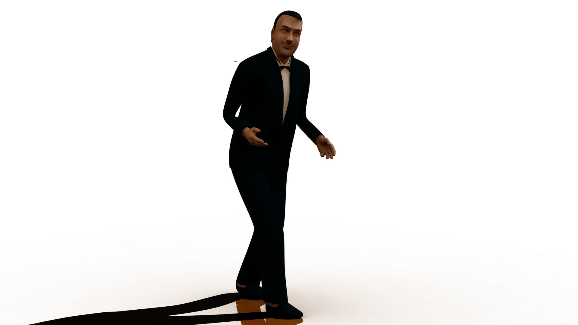 Asian Man 3D model_12