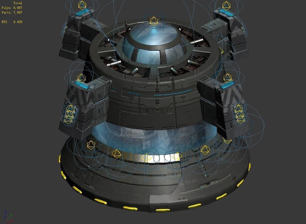 Moon - Air Supply Station 02 3D model_2