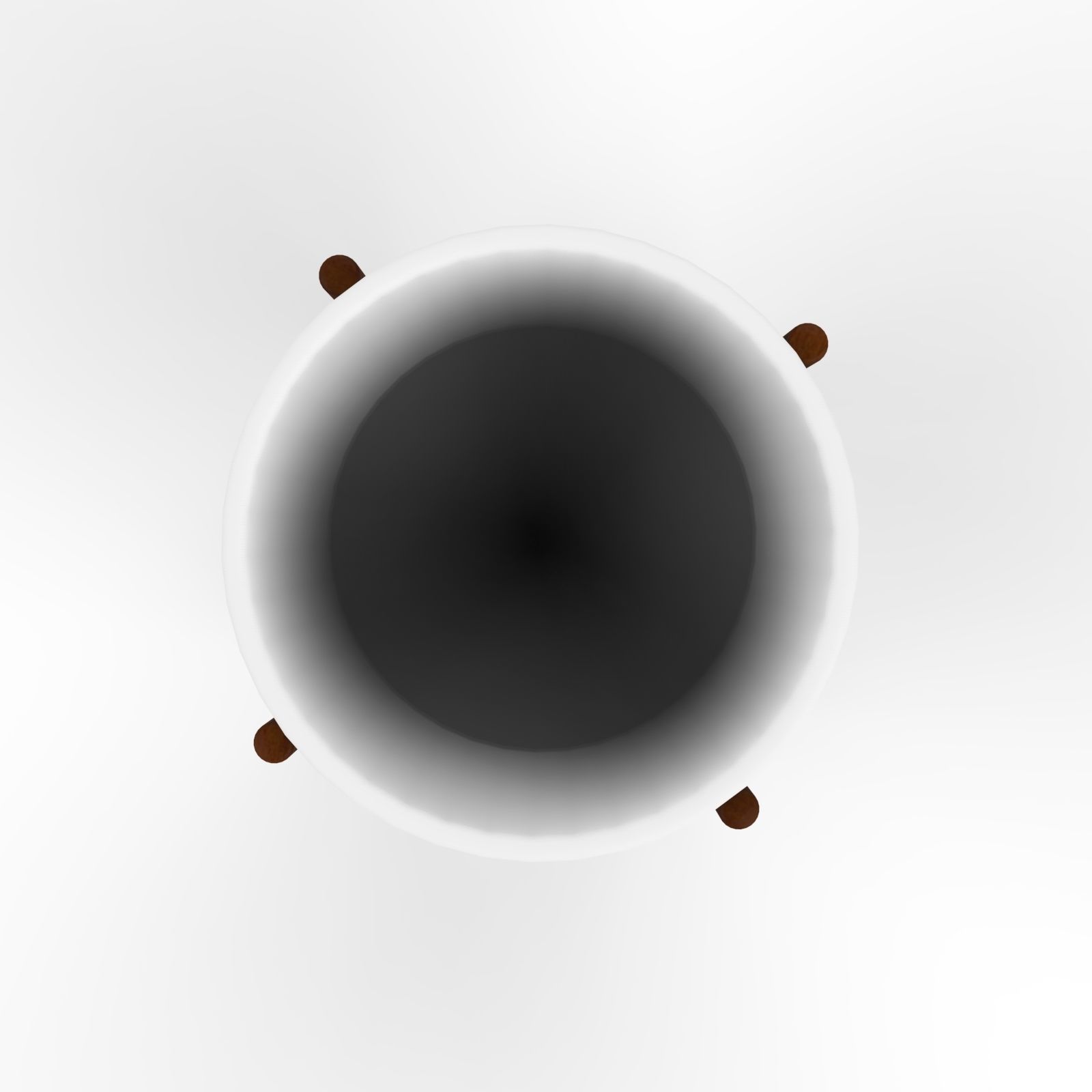  Cylinder Pot Free low-poly 3D model_3