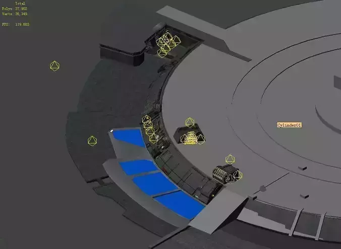 Moon - Battlefield Periphery 01 3D model