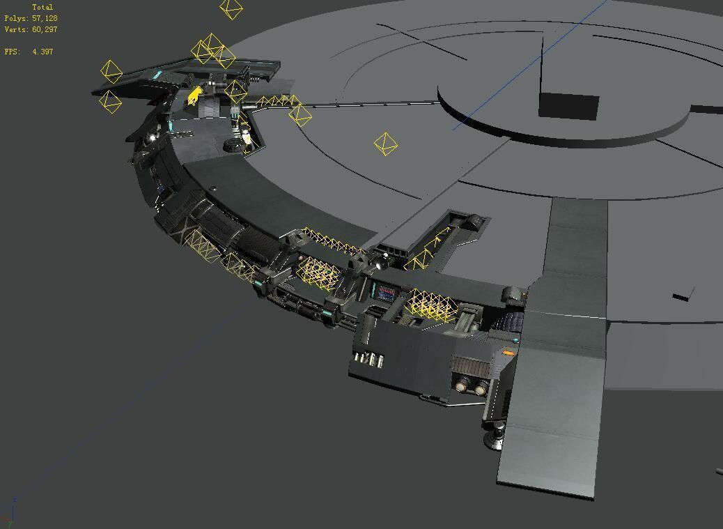 Moon - Battlefield periphery 04 3D model_2