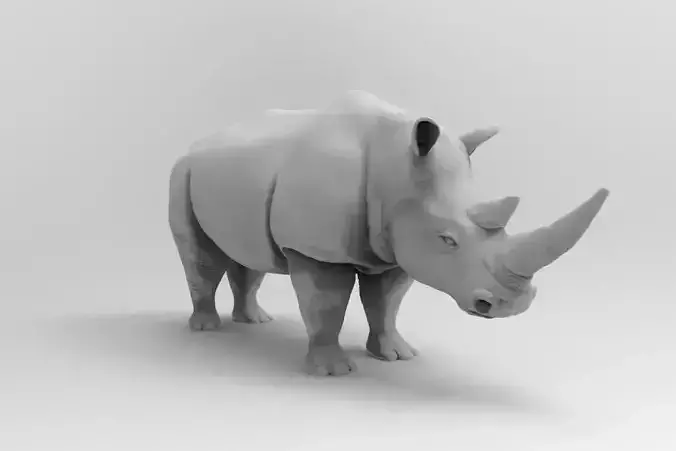 Rhinoceros 3D print model