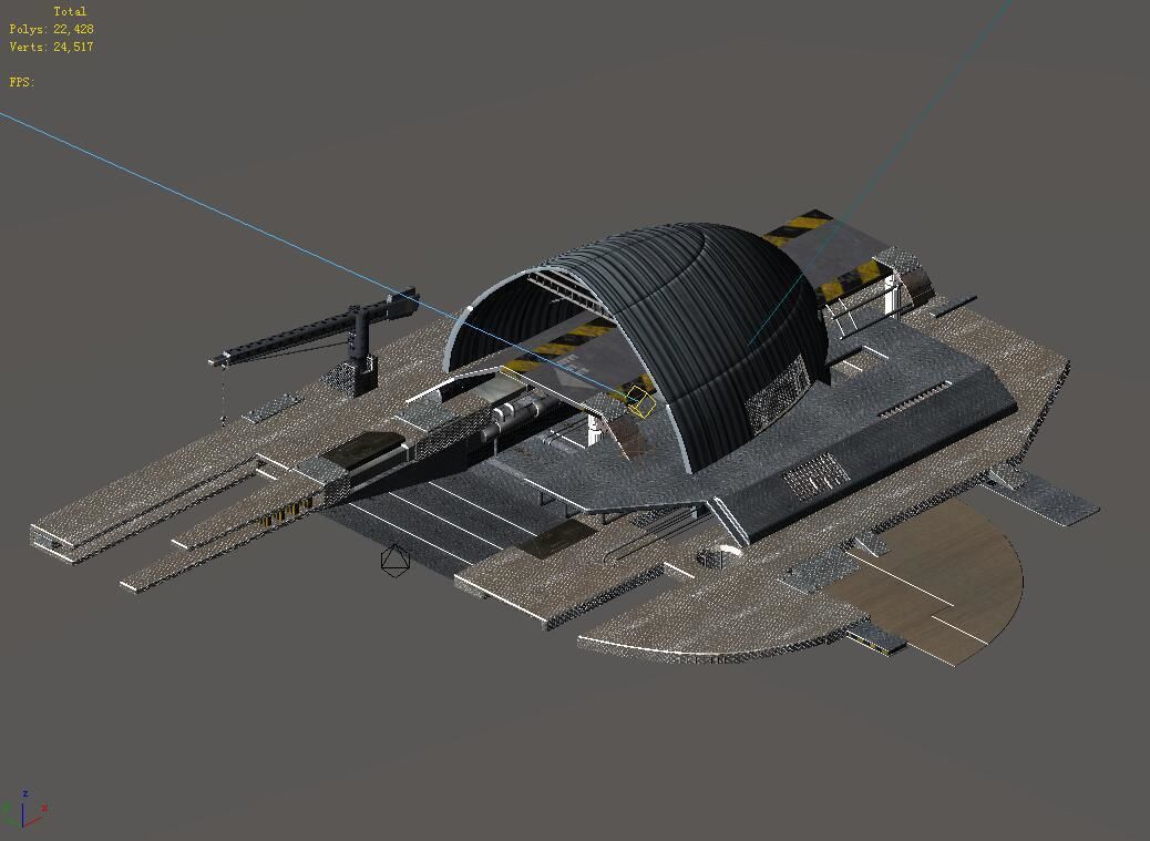 Battleship - Repair Station 01 3D model_2
