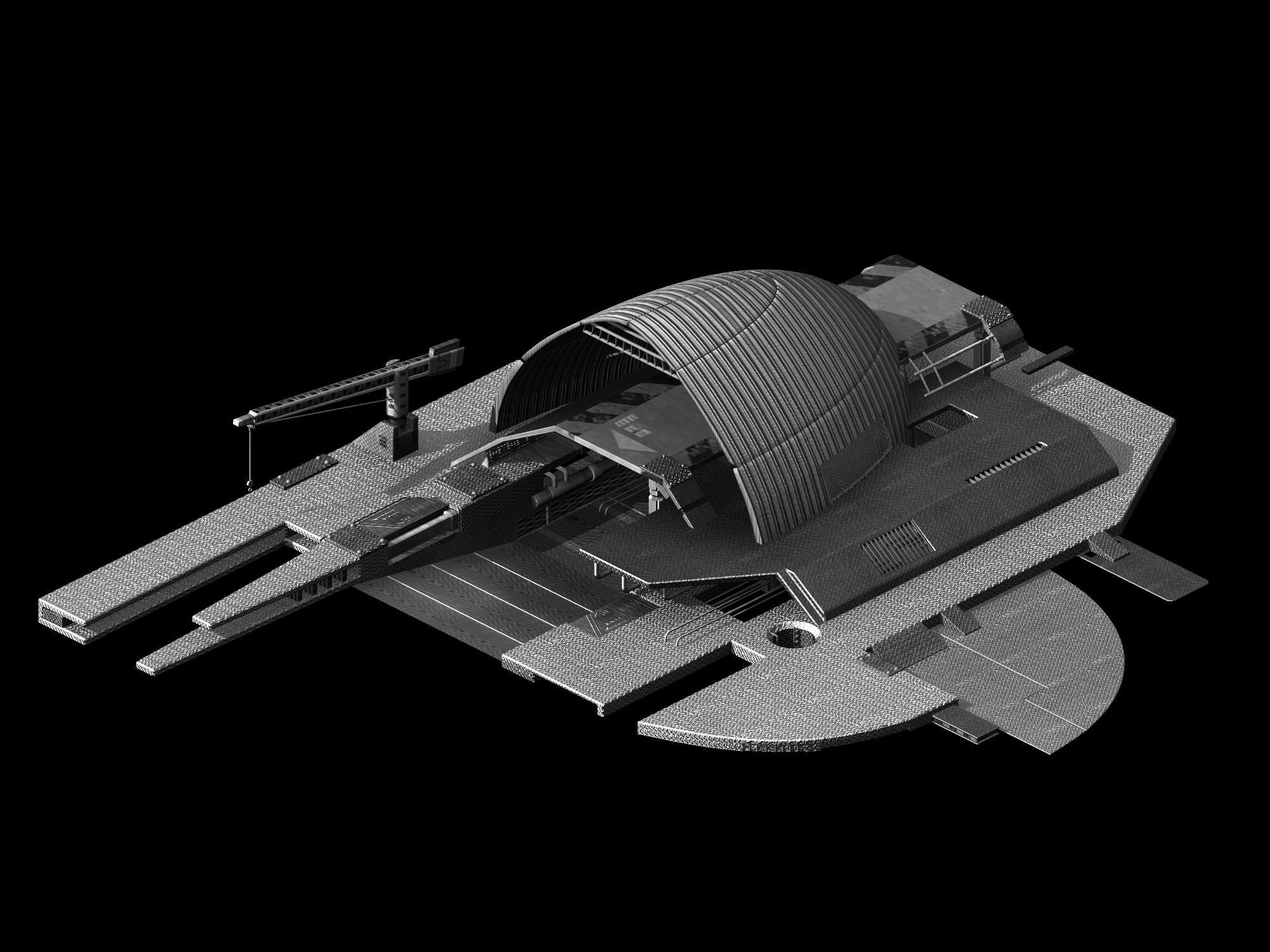 Battleship - Repair Station 01 3D model_4