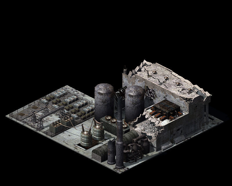 War-city-scars 07 3D model_3