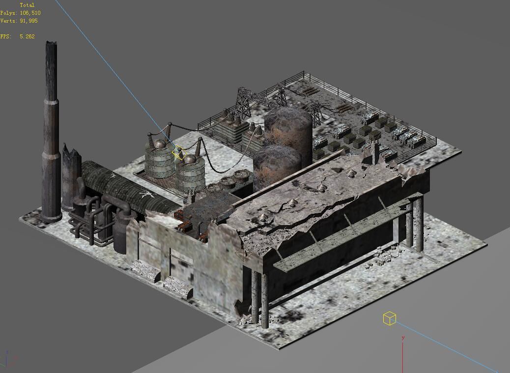 War-city-scars 07 3D model_1