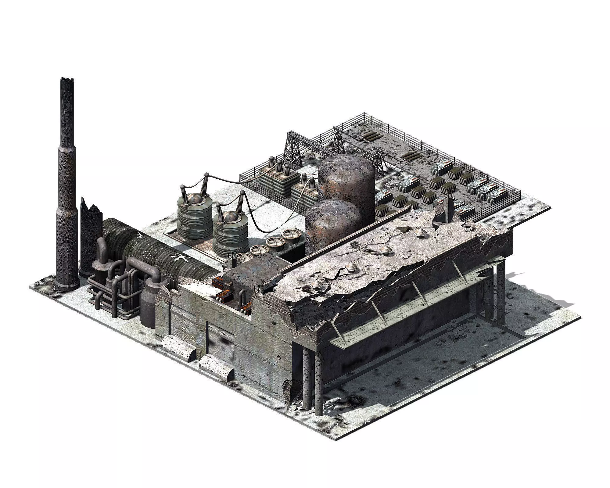 War-city-scars 07 3D model_0