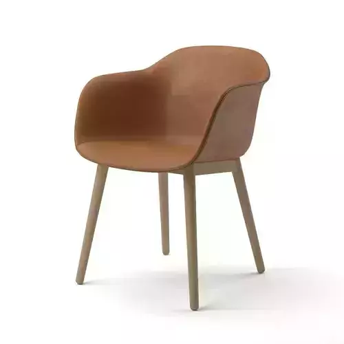 Muuto - Fiber armchair wood base