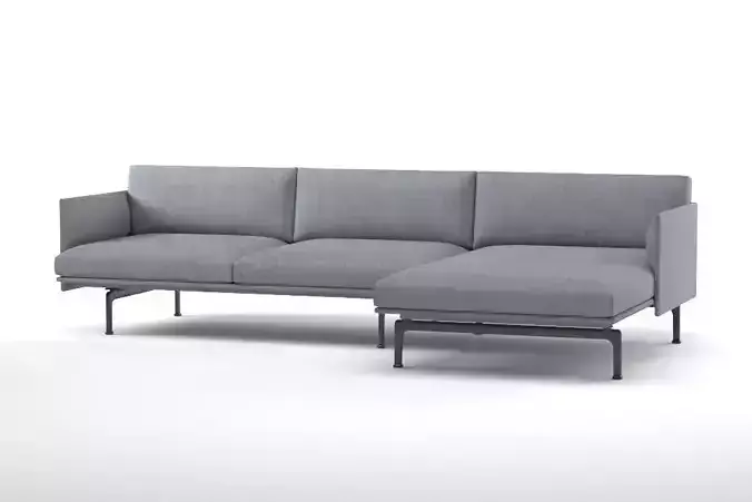 Muuto outline chaise longue
