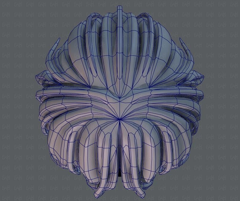 3D Hair style for boy V40 Low-poly 3D model_34