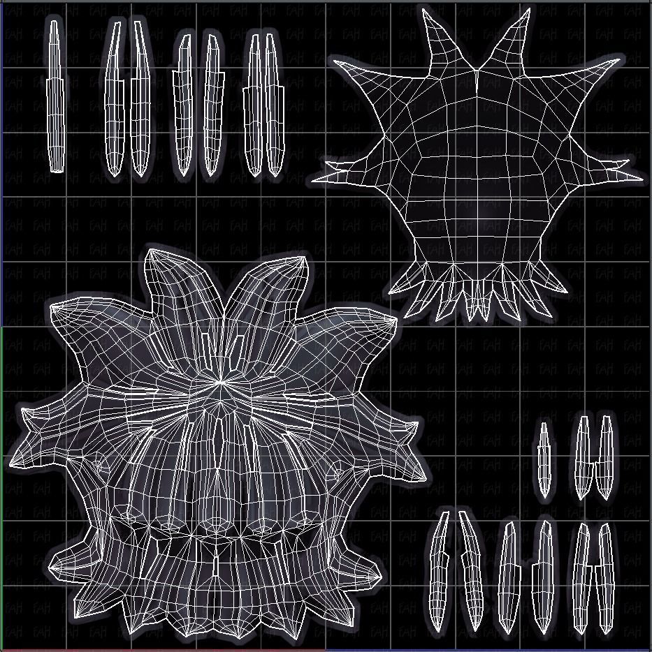 3D Hair style for boy V40 Low-poly 3D model_45