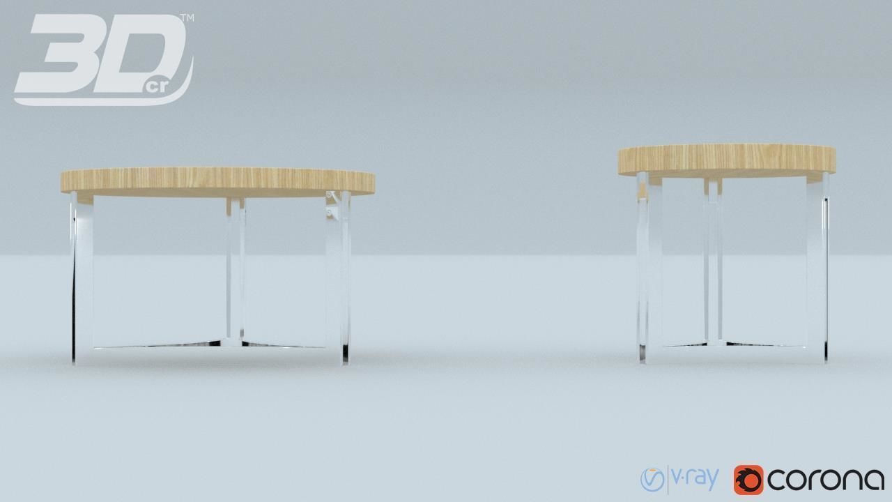 Blaiz Table Set 3D model_9