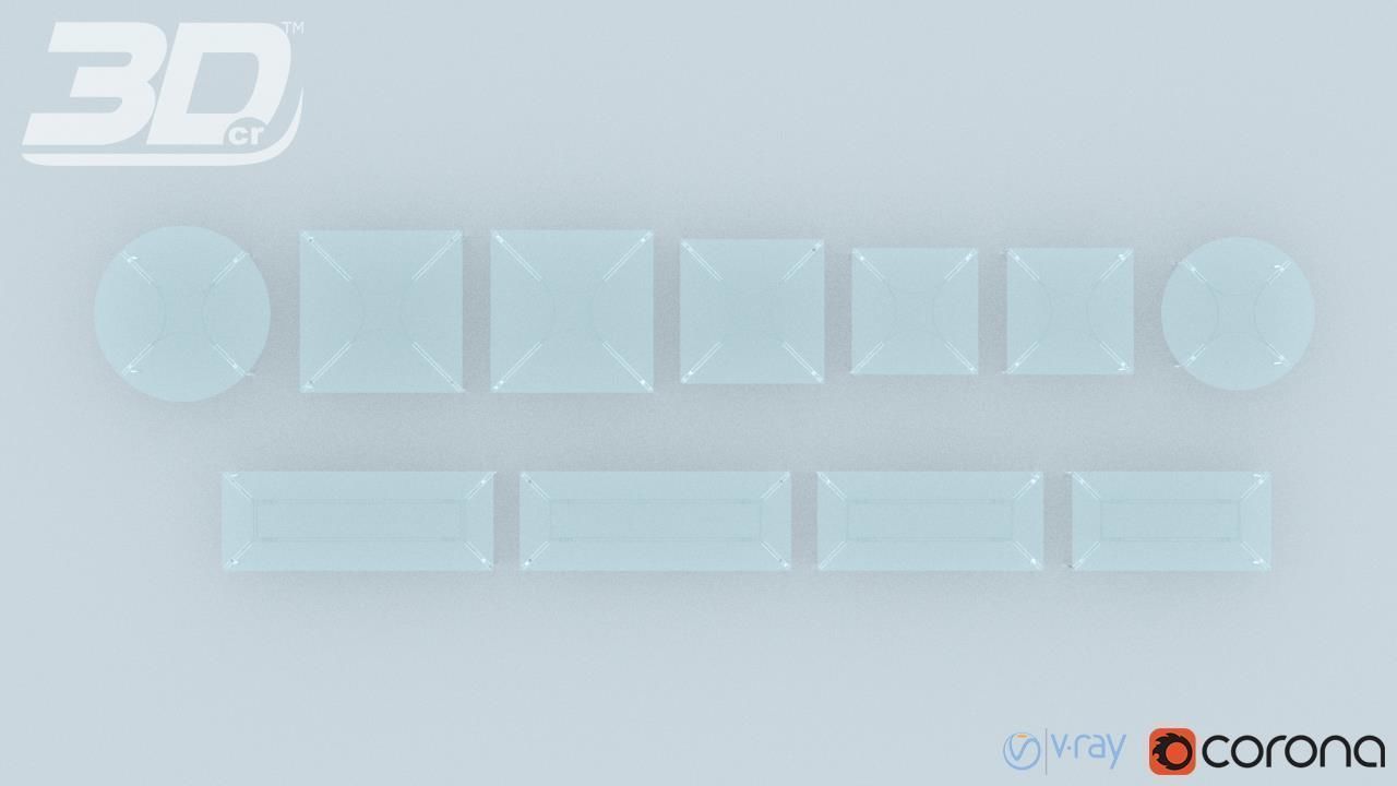 Beatha Table Set 3D model_13