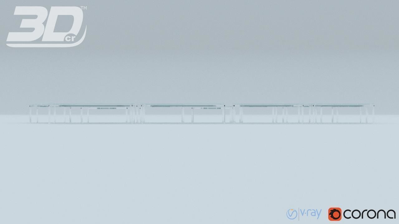 Beatha Table Set 3D model_9