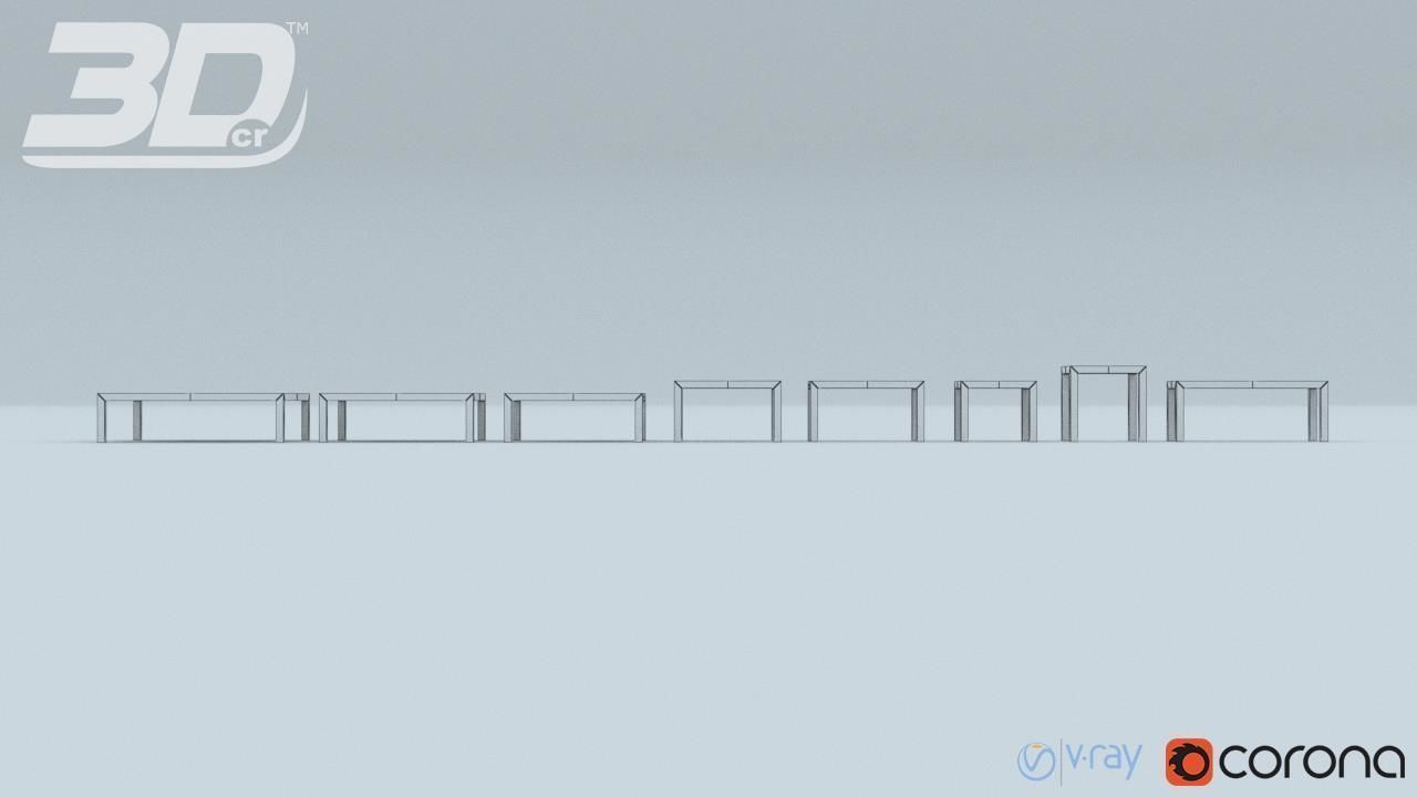 Basak Table Set 3D model_10