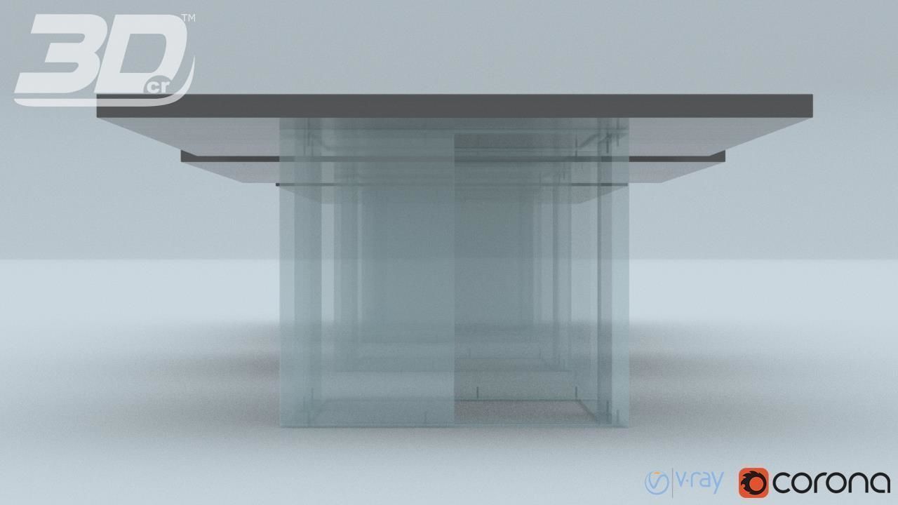 Barak Table Set 3D model_11